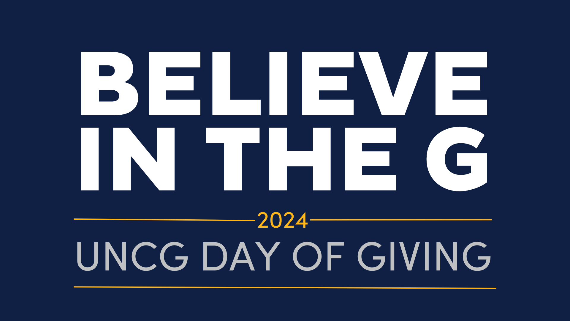Believe in the G 2024 logo