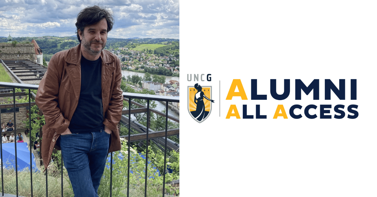 Dr. Ben Clarke and the Alumni All Access logo